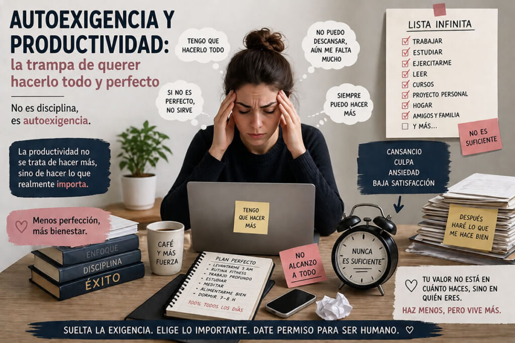 autoexigencia y productividad