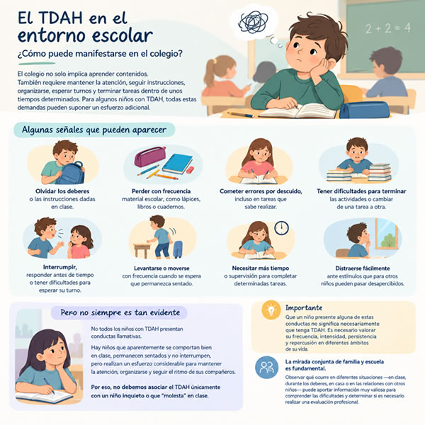 tdah en entorno escolar